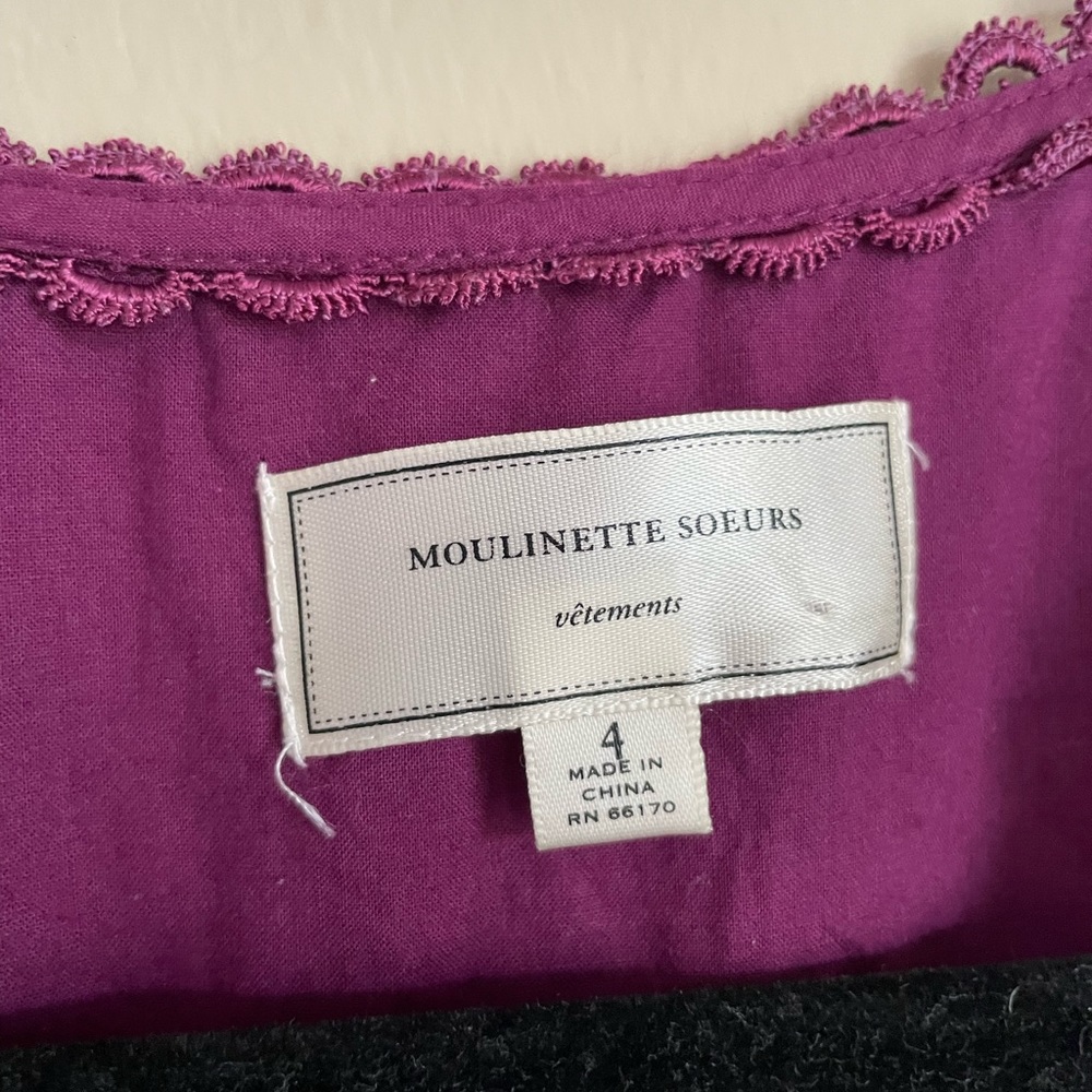 moulinette soeurs vetements (anthropologie brand) floral dress - Picture 4 of 7